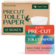 Pre-Cut Bamboo Toilet Paper – 3-Ply, Compact Tissue Boxes | Tree-Free, BPA/PFAS-Free, Lint-Free, Septic-Safe | (125 Sheets/Box) | PALM NAKI