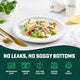 PALM NAKI Heavy Duty Paper Bowls Bulk | 12 oz, 80-Pack | Natural Sugarcane Bagasse & Bamboo Pulp | Disposable Bowls for Hot Soup & Meals | Leak-Resistant & Sturdy