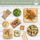 Palm Naki Eco-Friendly Dinnerware Set Palm Leaf Plates & Cutlery
