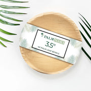 Palm Naki 3.5" Round Palm Leaf Bowls (40 Count)