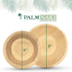 Palm Naki 4" Round Palm Leaf Bowls (40 Count)