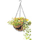 Palm Naki 10" Coconut Coir Butterfly Hanging Metal Planter Set of 4