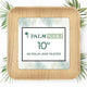 Palm Naki 10" Square Palm Leaf Plates (40 Count)