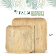 Palm Naki 10" Square Palm Leaf Plates (40 Count)