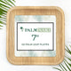 Palm Naki 7" Square Palm Leaf Plates (40 Count)