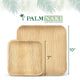 Palm Naki 7" Square Palm Leaf Plates (40 Count)